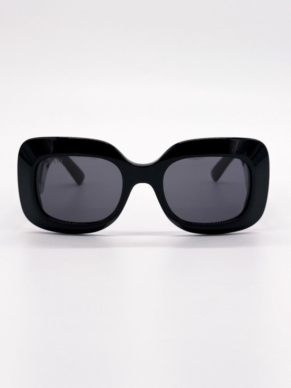 NEW GUCCI SUNGLASSES GG1695S 001 BLACK SQUARE WOMEN GUCCI EYEWEAR - Picture 4 of 9